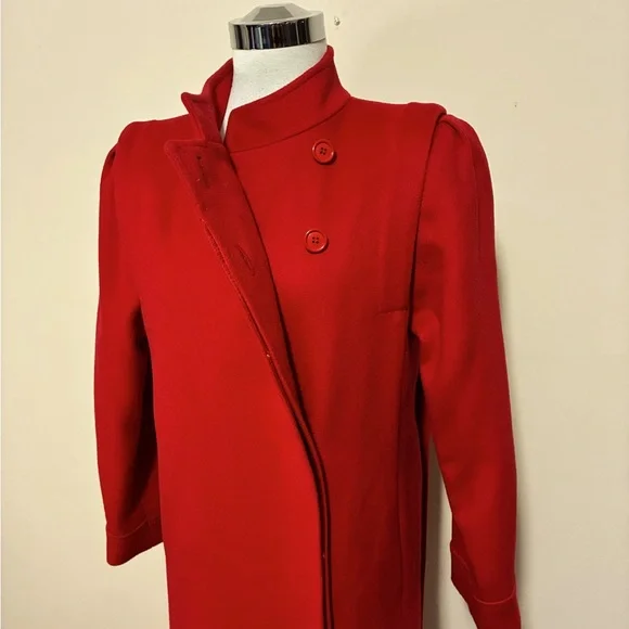 Irving Posluns Women’s Vintage Wool Overcoat - Picture 6 of 11